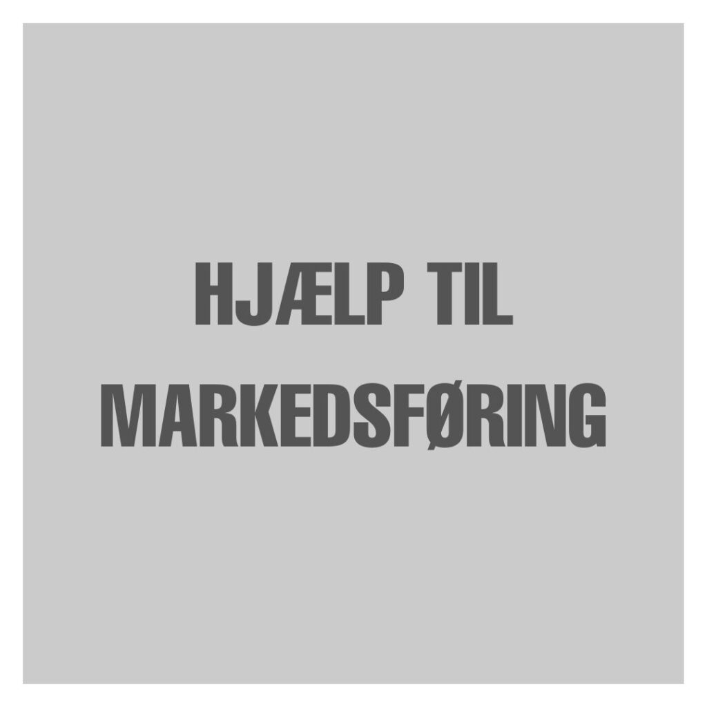Hjælp til markedsføring